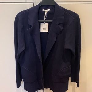 Sweater cardigan NWT blue L